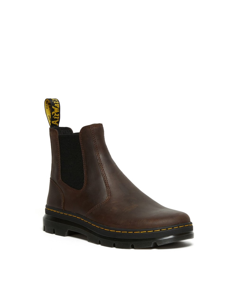 DR. MARTENS EMBURY DARK BROWN CRAZY HORSE BOOTS