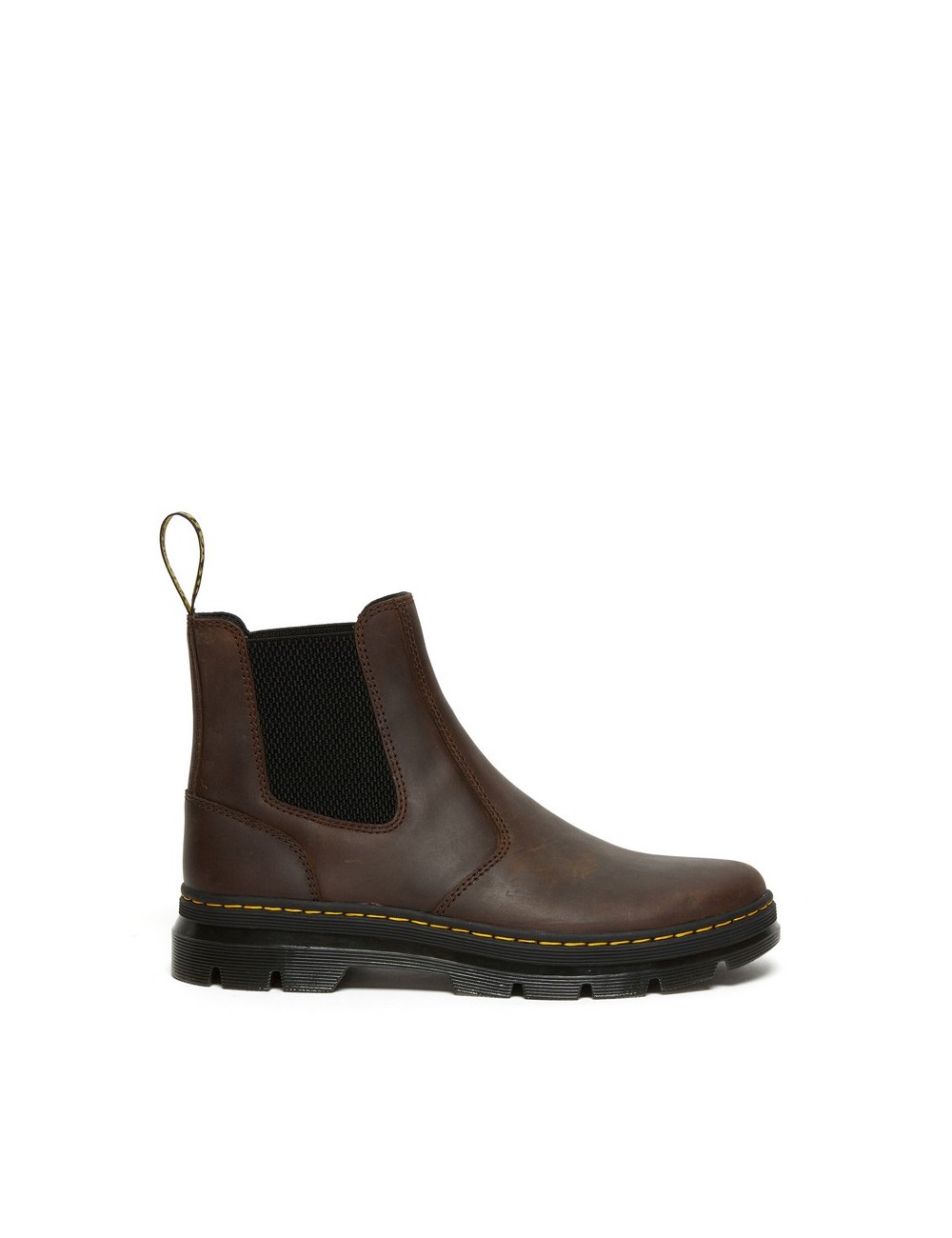 DR. MARTENS EMBURY DARK BROWN CRAZY HORSE BOOTS