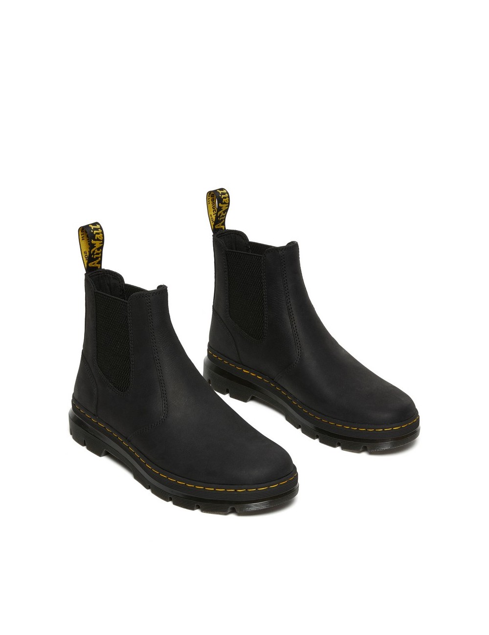 DR MARTENS EMBURY BLACK WYOMING BOOTS