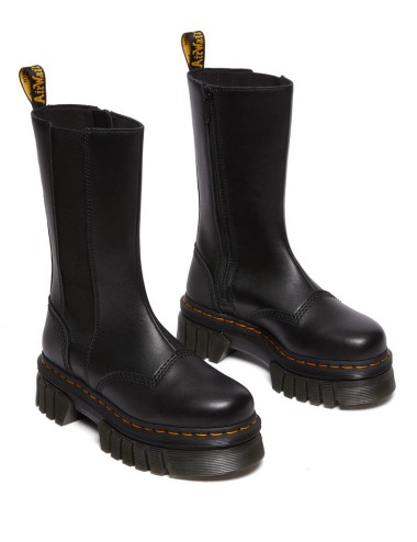 BOTAS DR. MARTENS AUDRICK CHELSEA TALL BLACK NAPPA LUX MUJER