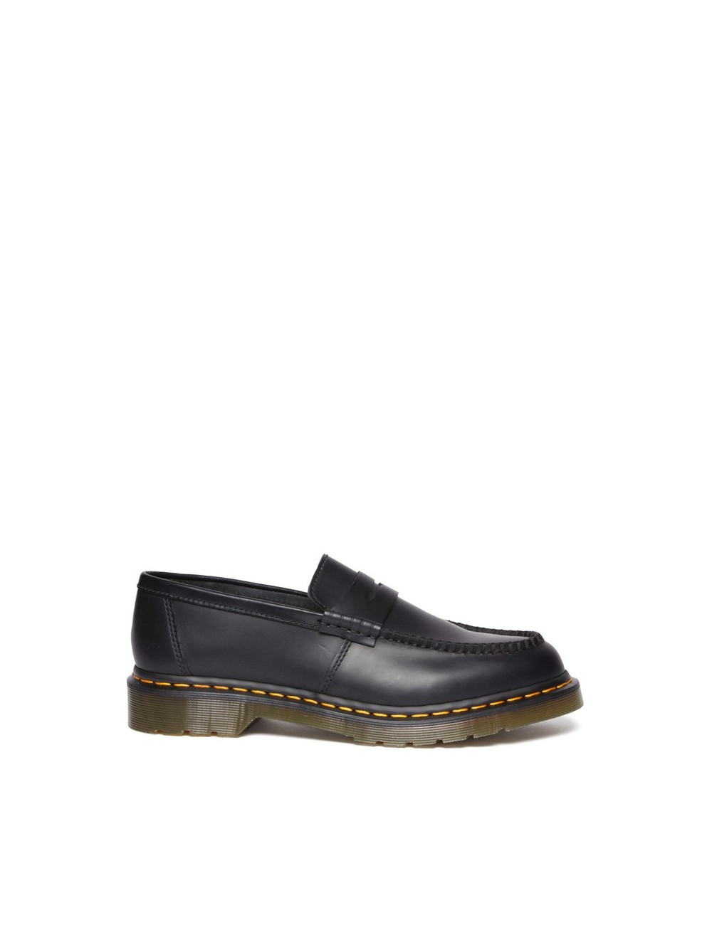 DR. MARTENS PENTON BLACK SMOOTH LOAFERS