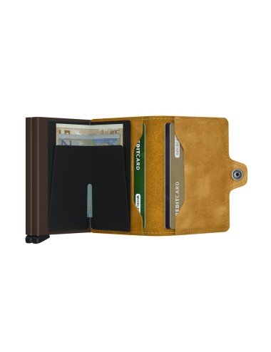 Secrid twinwallet vintage oker