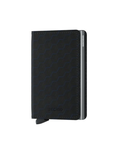 Portofoliu optic al slimwallet secret negru-titanium