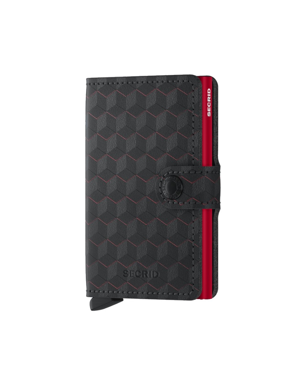 CARTERA SECRID SLIMWALLET OPTICAL BLACK-RED