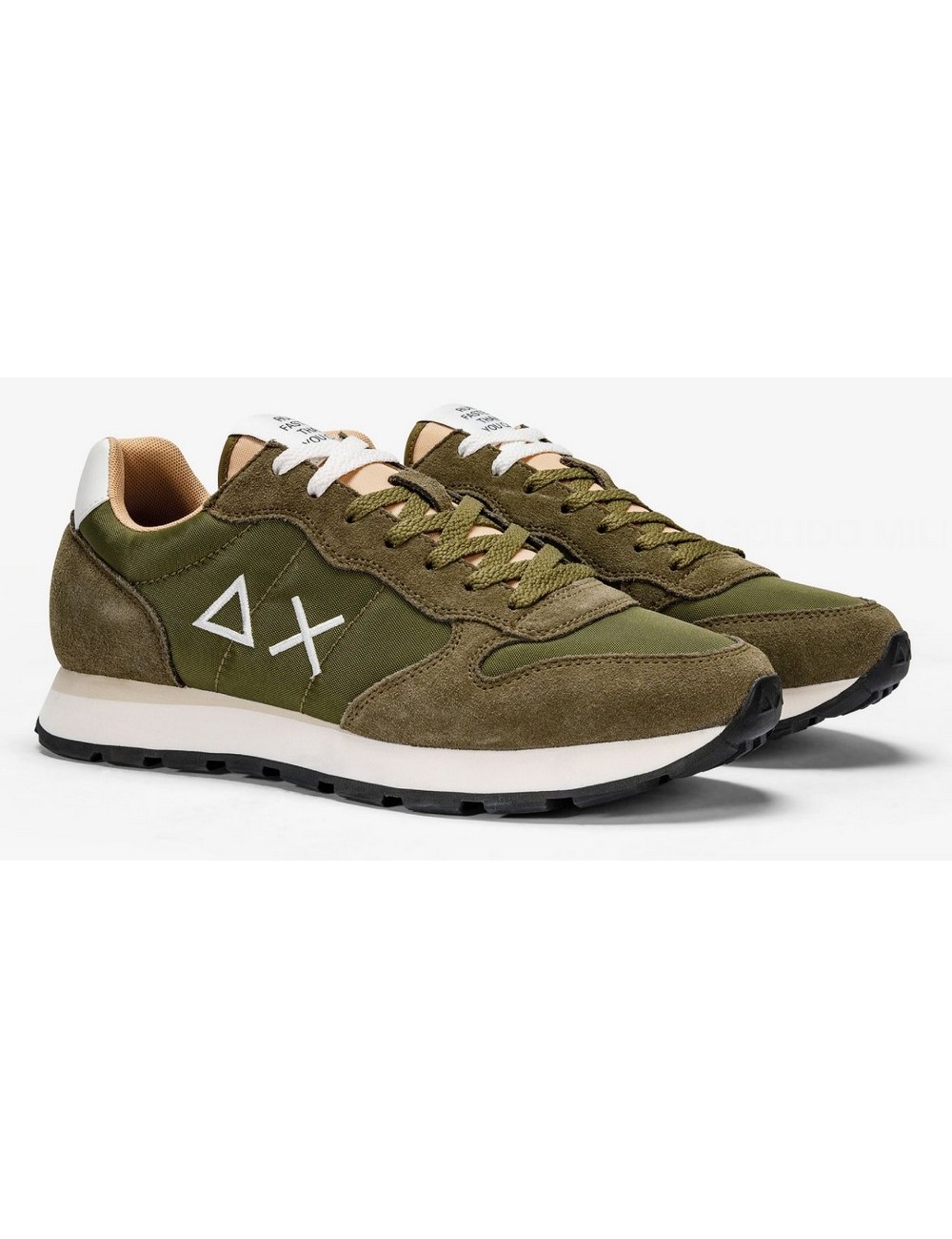 SNEAKERS SUN68 TOM SOLID MILITARE