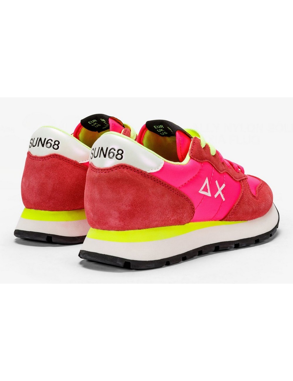 SNEAKERS SUN68 ALLY SOLID NYLON FUXIA FLUO