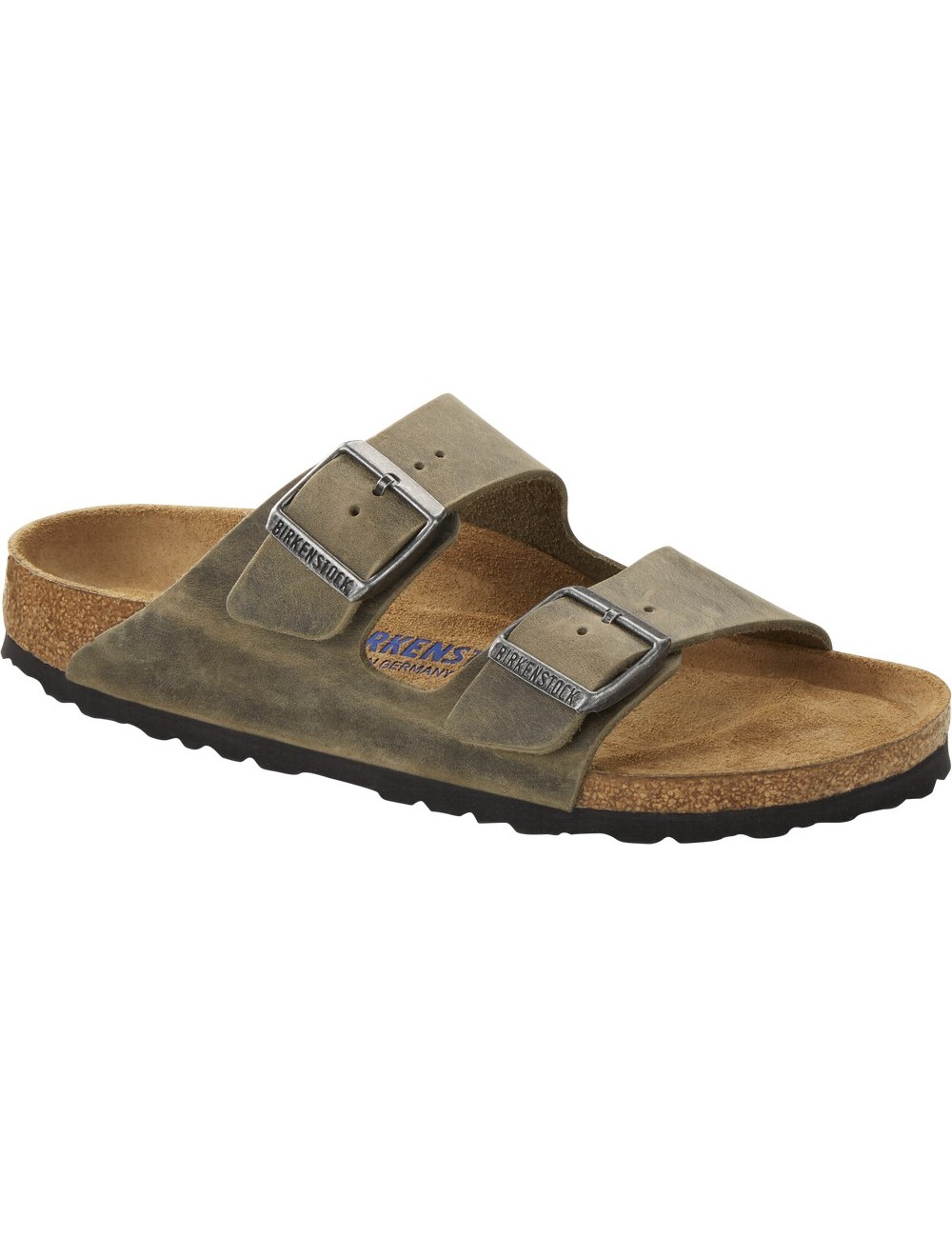 SANDALIAS BIRKENSTOCK ARIZONA OILED LEATHER FADED KHAKI REGULAR