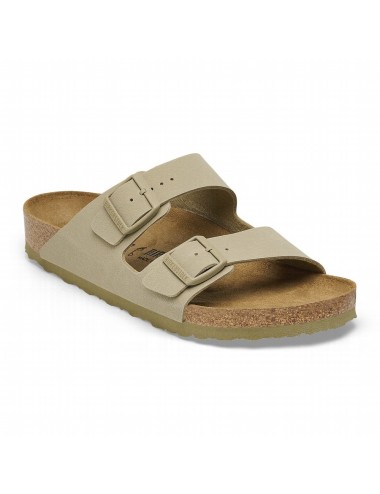BIRKENSTOCK ARIZONA BIRKO-FLOR REGULAR FADED KHAKI SANDALS
