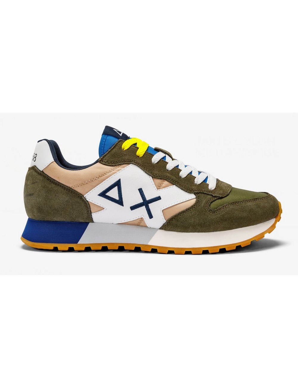 SNEAKERS JAKI TRICOLORS MILITARE/BEIGE