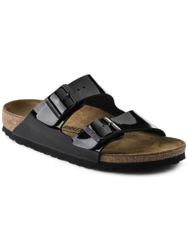 SANDALIAS BIRKENSTOCK ARIZONA BIRKO-FLOR PATENT REGULAR BLACK