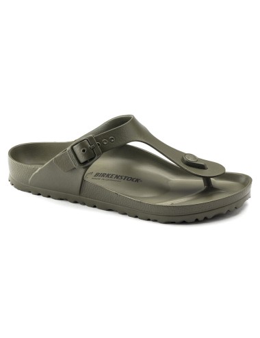 BIRKENSTOCK GIZEH ESSENTIALS EVA REGULAR KHAKI SANDALE