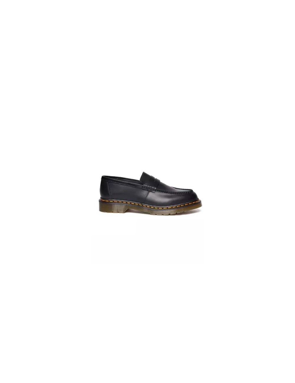 DR. MARTENS PENTON BLACK SMOOTH LOAFERS