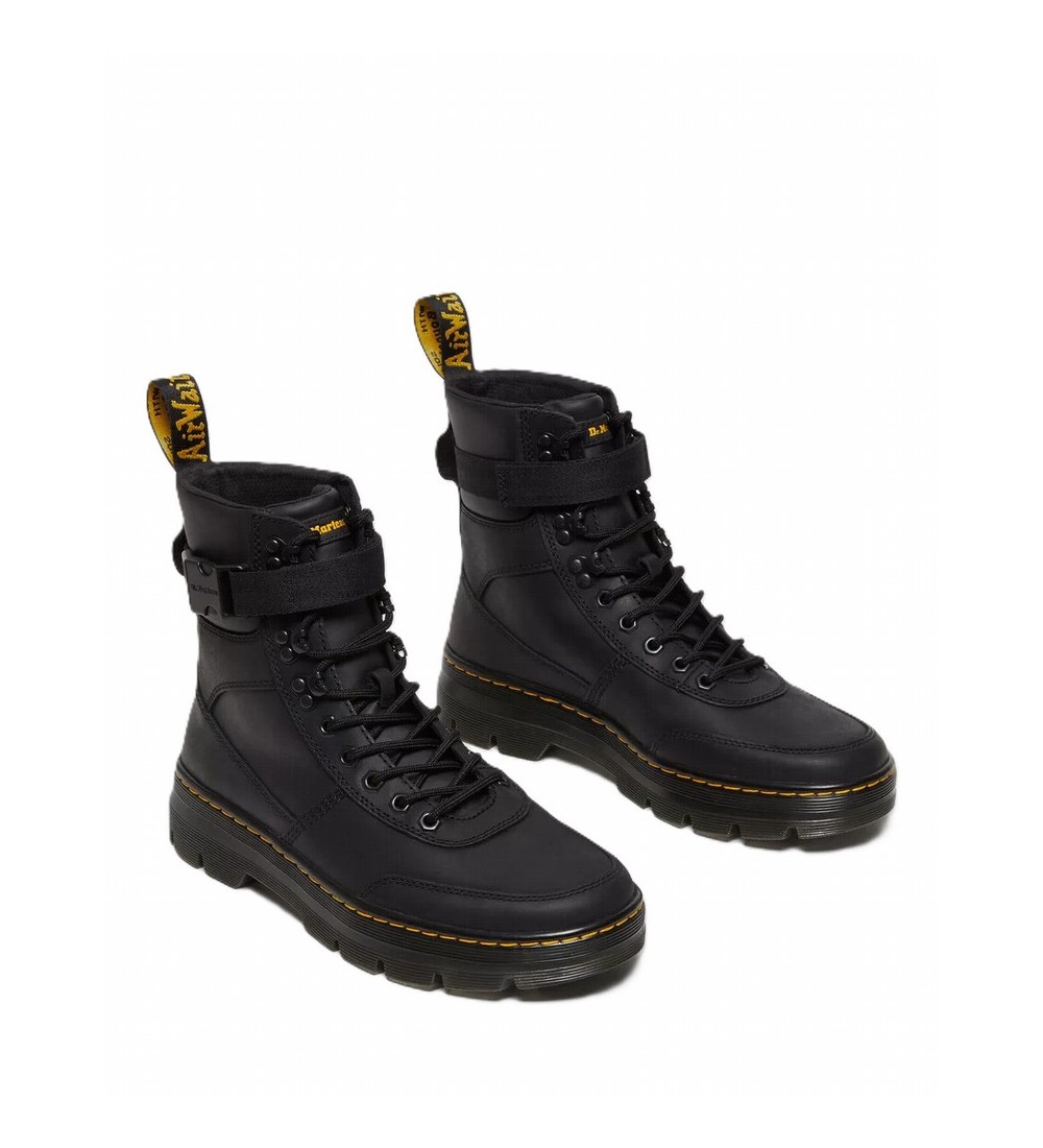 BOTAS DR MARTENS COMBS TECH LEATHER BLACK WYOMING+PU