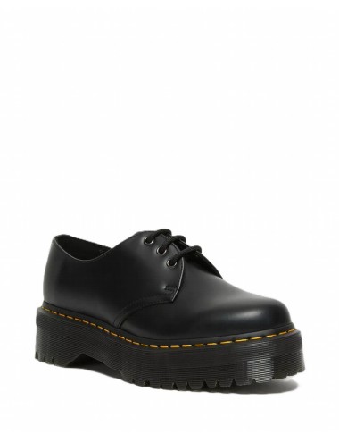 ZAPATO DR MARTENS 1461 QUAD BLACK POLISHED SMOOTH