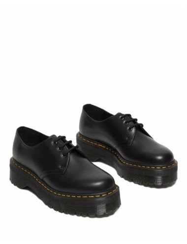 ZAPATO DR MARTENS 1461 QUAD BLACK POLISHED SMOOTH