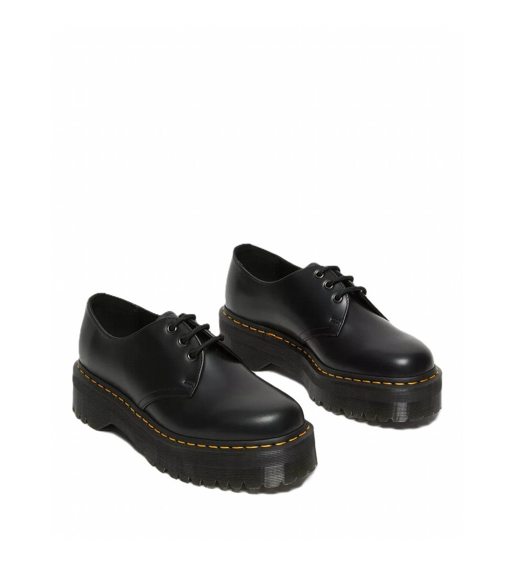 ZAPATO DR MARTENS 1461 QUAD BLACK POLISHED SMOOTH