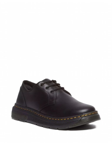 Crewson Lo Black Leather Shoes