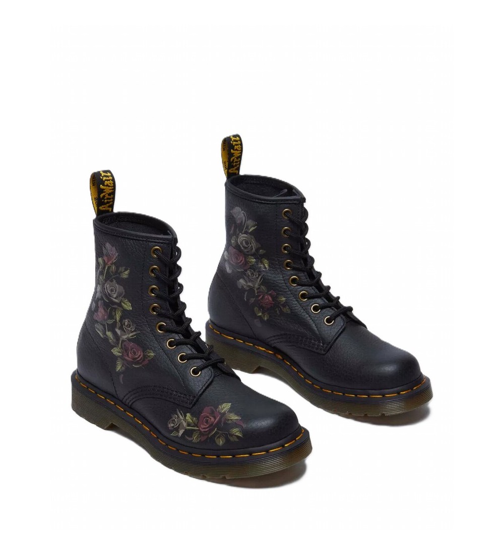 BOTAS DR. MARTENS 1460 DECAYED ROSES CLASSIC TUMBLED NAPPA