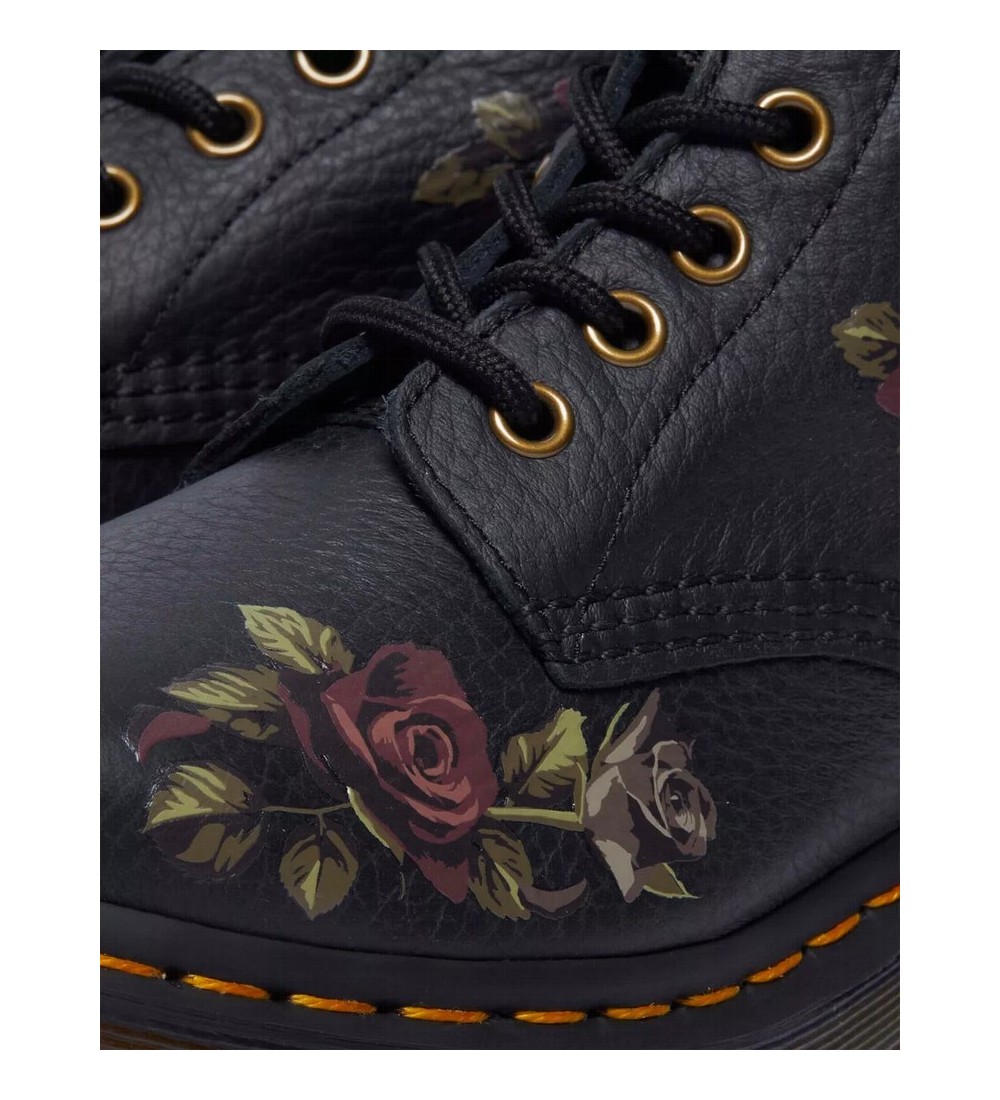 BOTAS DR. MARTENS 1460 DECAYED ROSES CLASSIC TUMBLED NAPPA