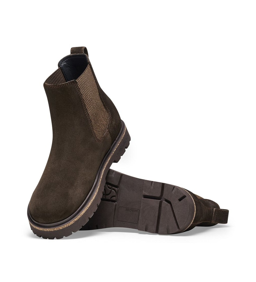 BIRKENSTOCK HIGHWOOD CSÚSZÓ NOI VELAR BOR CSIZMÁN REGULAR MOCHA