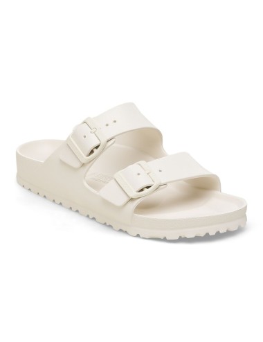 BIRKENSTOCK ARIZONA ESSENTIALS EVA NARROW EGGSHELL SANDALS