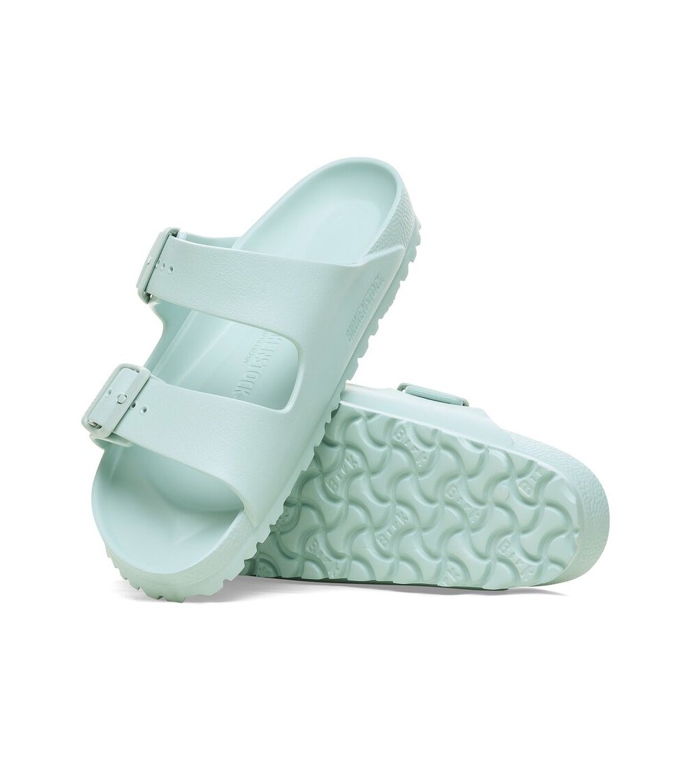 BIRKENSTOCK ARIZONA ESSENTIALS EVA NARROW SURF GREEN SANDALS