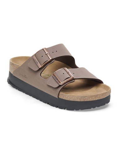 BIRKENSTOCK ARIZONA PAP FLEX SANDALE NA PLATFORMU BIRKO-CVJETNE UZE MOKKA