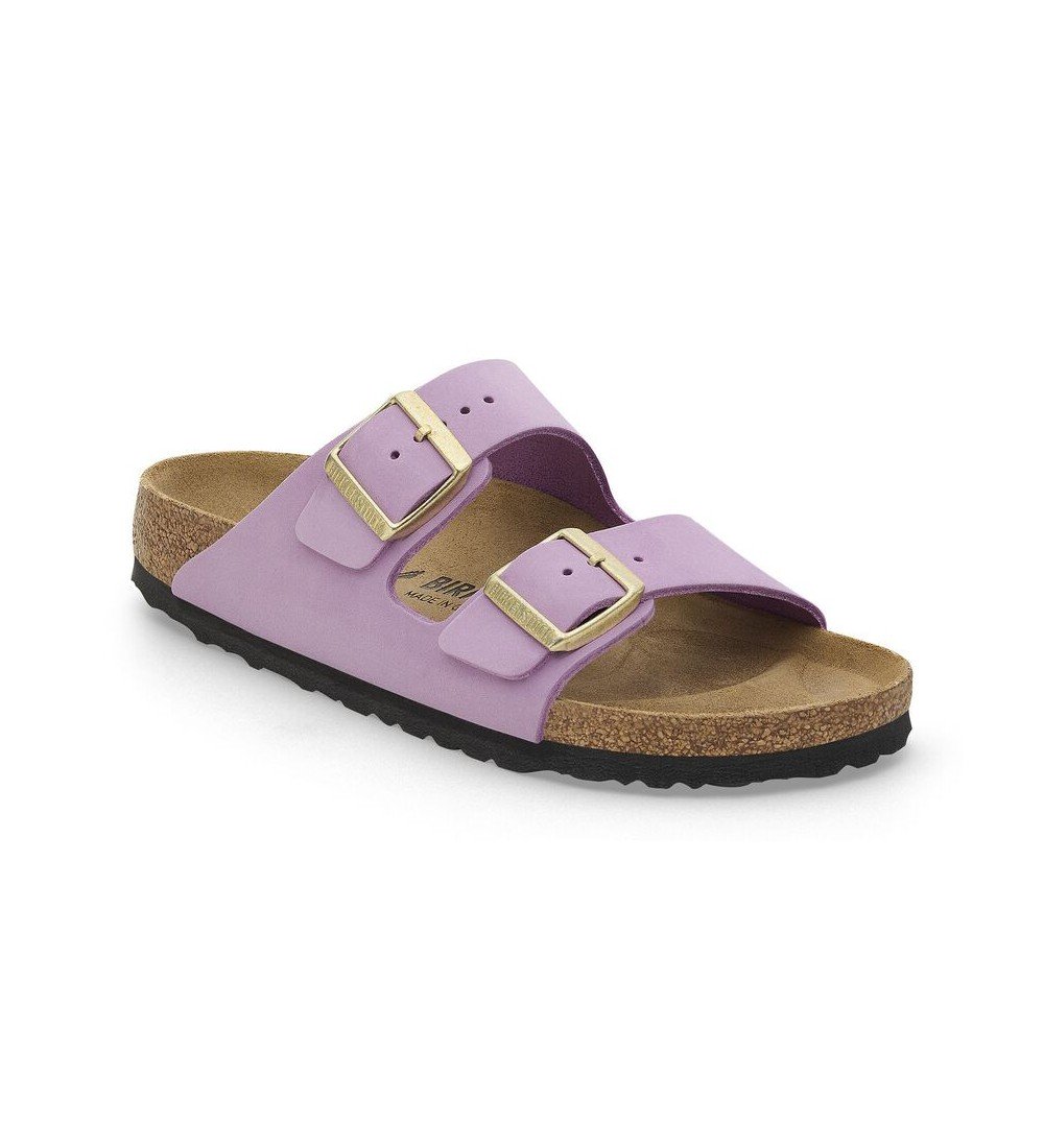 SANDALE BIRKENSTOCK ARIZONA PIELE NUBUCK REGULARE CROCUS