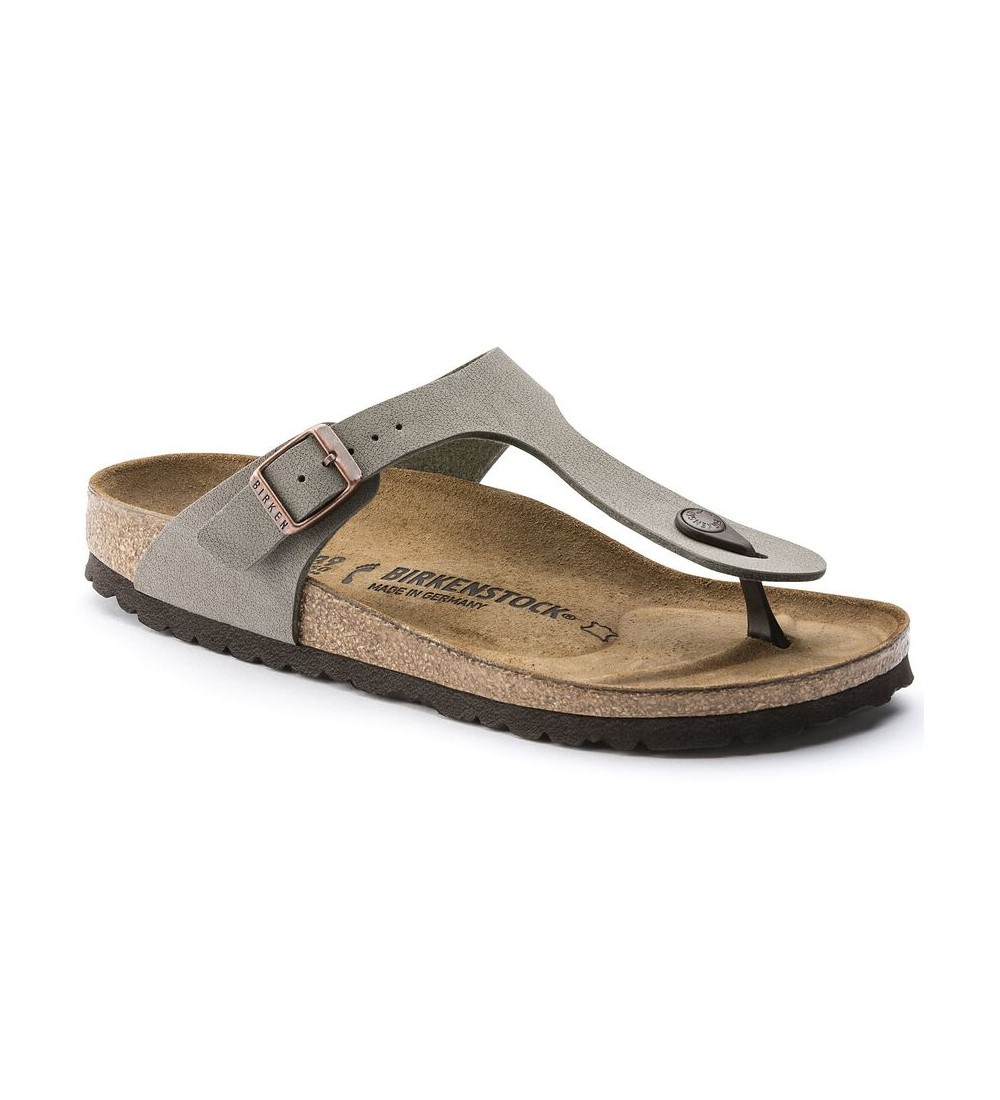 BIRKENSTOCK GIZEH BIRKO-FLOR NUBUCK SANDALE OD OBICNOG KAMENA