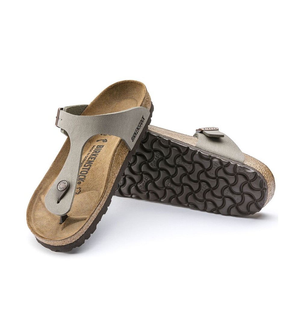 BIRKENSTOCK GIZEH BIRKO-FLOR NUBUCK REGULAR KOSZANDÁL