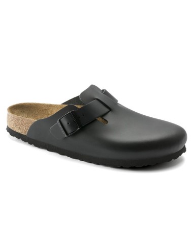 BIRKENSTOCK CLOG BOSTON PIELE NATURALA REGULARE NEGRU