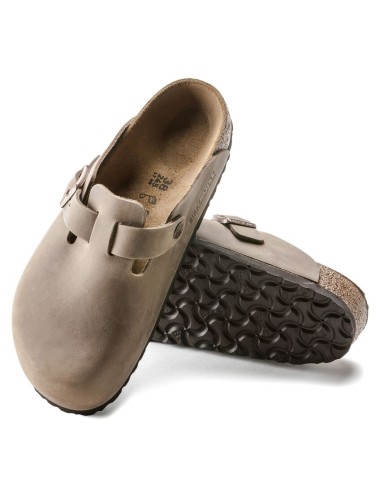 BIRKENSTOCK CLUGS BOSTON OLAJOS BOR REGULAR TOBACCO BARNA