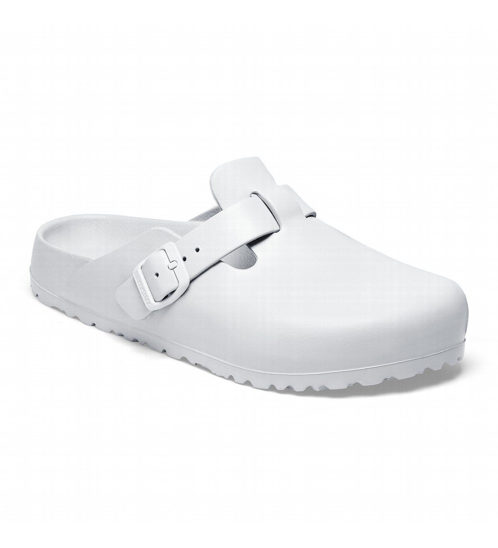 ZUECO BIRKENSTOCK BOSTON ESSENTIALS EVA NARROW WHITE