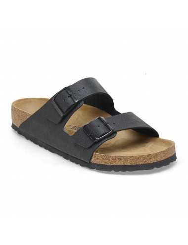 SANDALIAS BIRKENSTOCK ARIZONA MIXED LEATHER REGULAR SAFFIANO BF BLACK