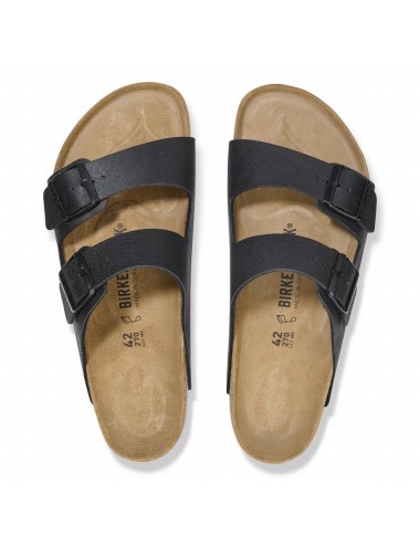 SANDALIAS BIRKENSTOCK ARIZONA MIXED LEATHER REGULAR SAFFIANO BF BLACK