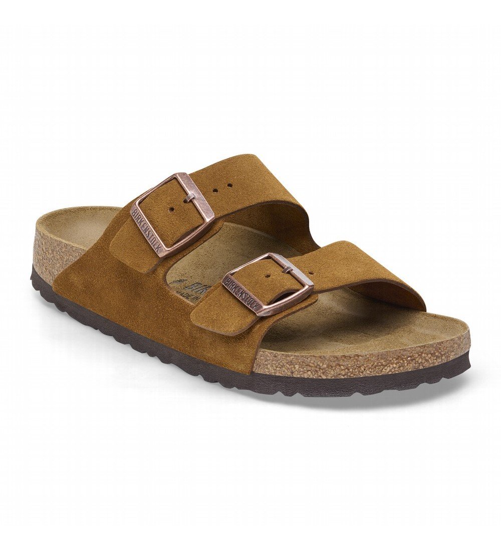 SANDALIAS BIRKENSTOCK ARIZONA SUEDE LEATHER REGULAR MINK