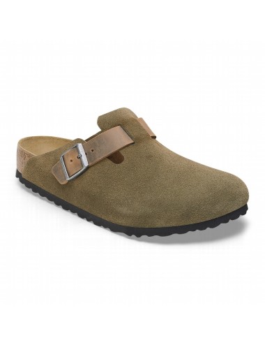 ZUECO BIRKENSTOCK BOSTON MIXED LEATHER REGULAR THYME