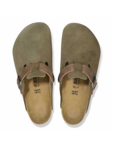 ZUECO BIRKENSTOCK BOSTON MIXED LEATHER REGULAR THYME