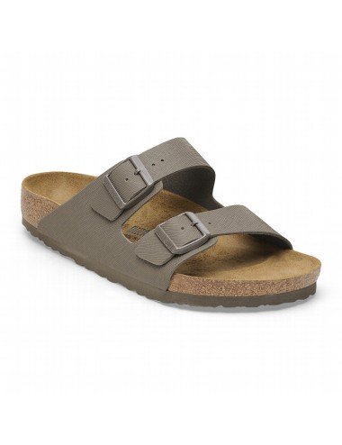 SANDALIAS BIRKENSTOCK ARIZONA MIXED LEATHER REGULAR CONCRETE GRAY