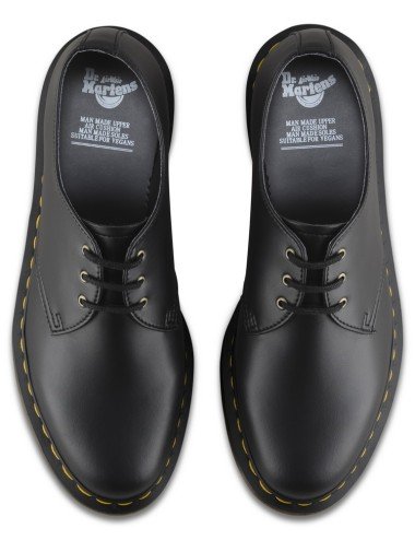 DR. MARTENS VEGAN 1461 BLACK FELIX RUB OFF SHOES