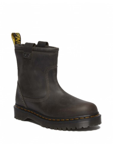 DR Boots. Martens anistone lo faszén szürke csiszolt viasz pull up