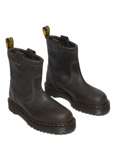 DR Boots. Martens anistone lo faszén szürke csiszolt viasz pull up