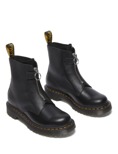 Dr Boots. Martens 1460 Pascal Frnt Zip Black Wanama ?i NAPPA BLACK MISTER