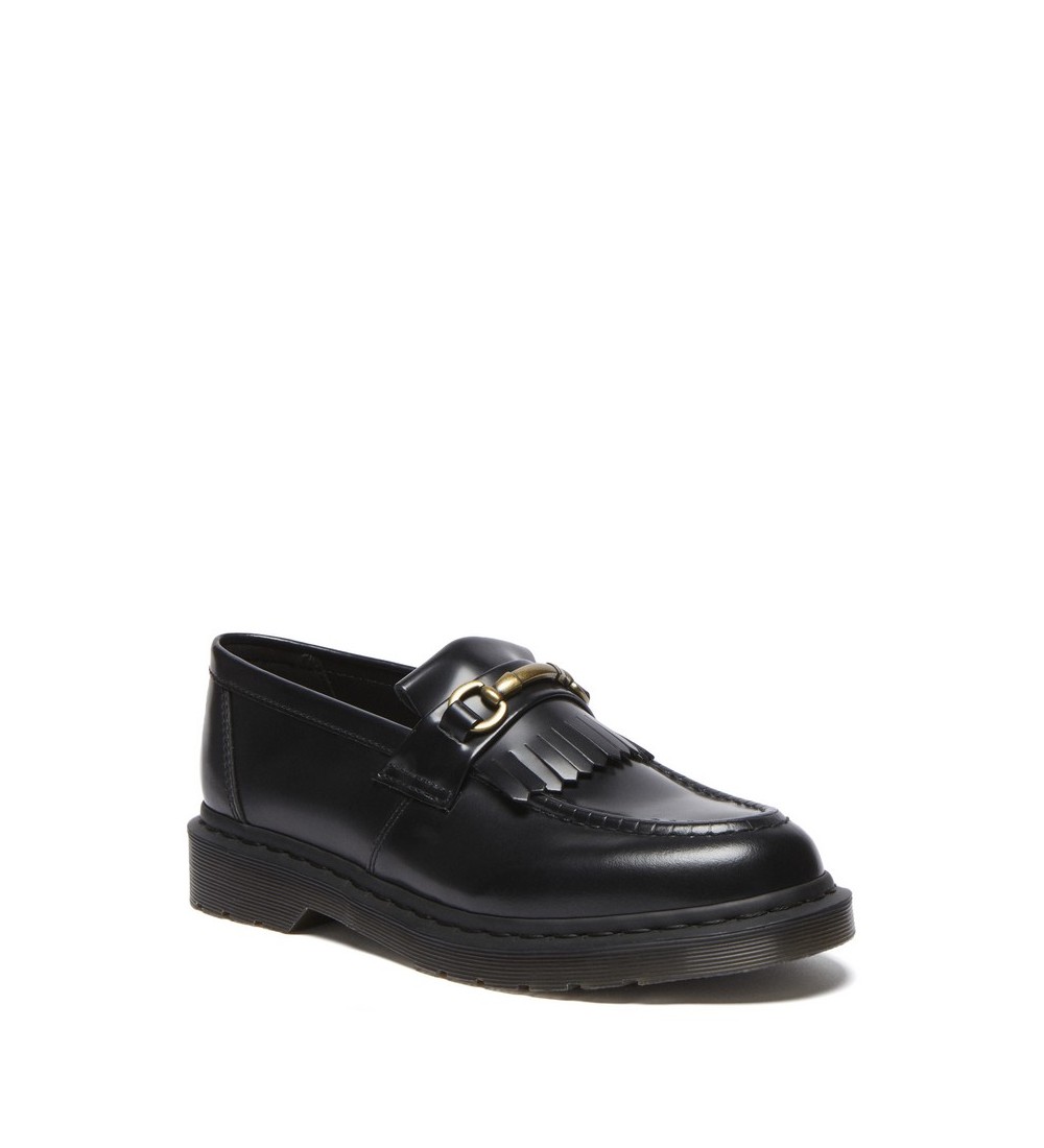 Dr. Martens Adrian Snaffle Black Polished gladka