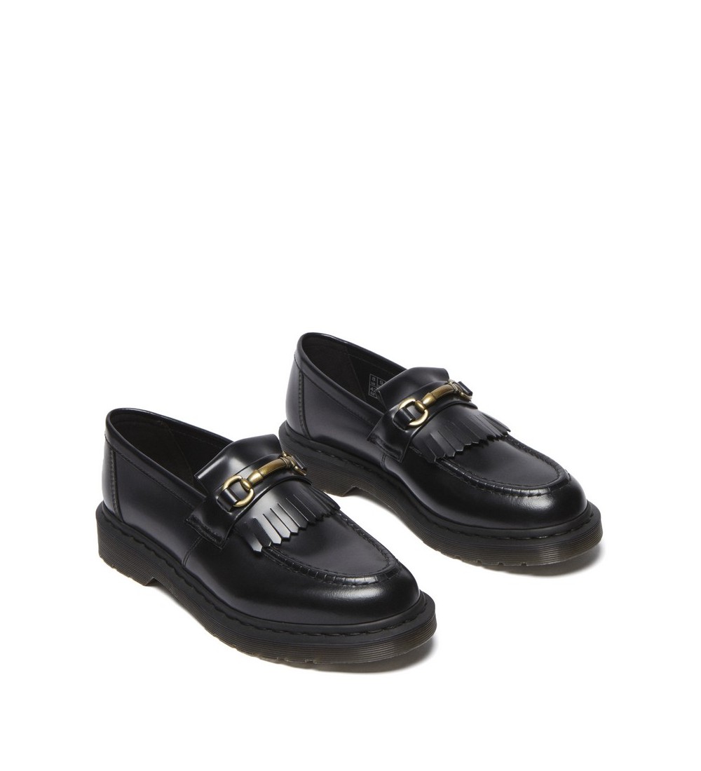 Dr. Martens Adrian Snaffle Black Polished gladka