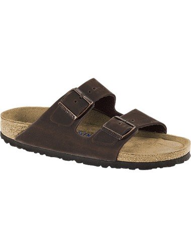 SANDALIAS BIRKENSTOCK ARIZONA SOFT FOOTBED OILED LEATHER REGULAR HABANA