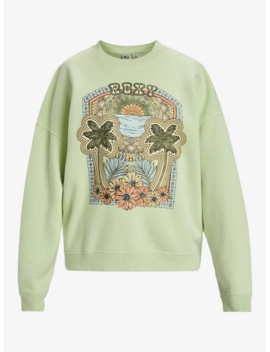 ROXY LINEUP OVERSIZED CREW A BUTTERFLY SWEATSHIRT