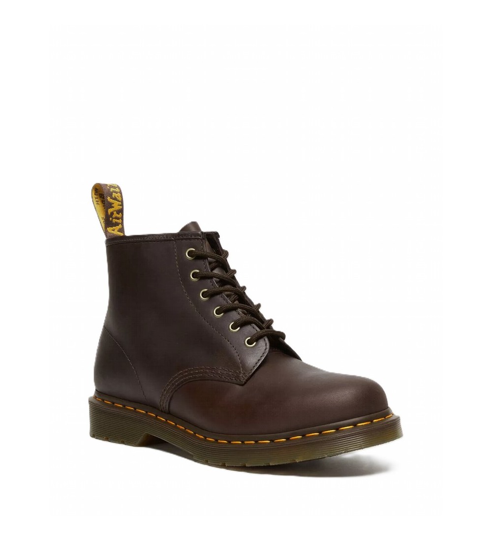 BOTAS DR MARTENS 101 DARK BROWN CRAZY HORSE