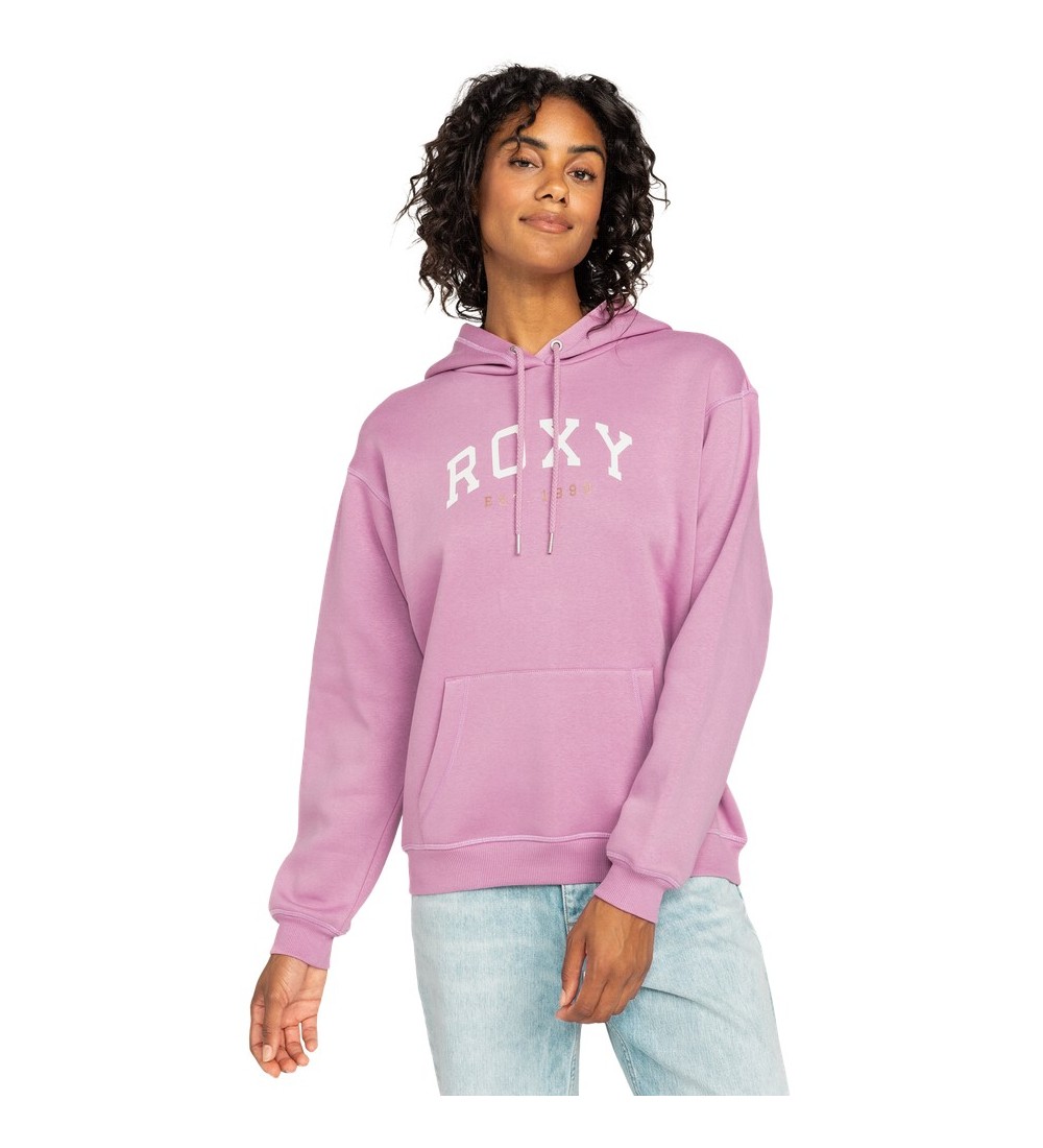 SUDADERA ROXY SURF STOKED HOODIE BRUSHED E MAUVE ORCHID