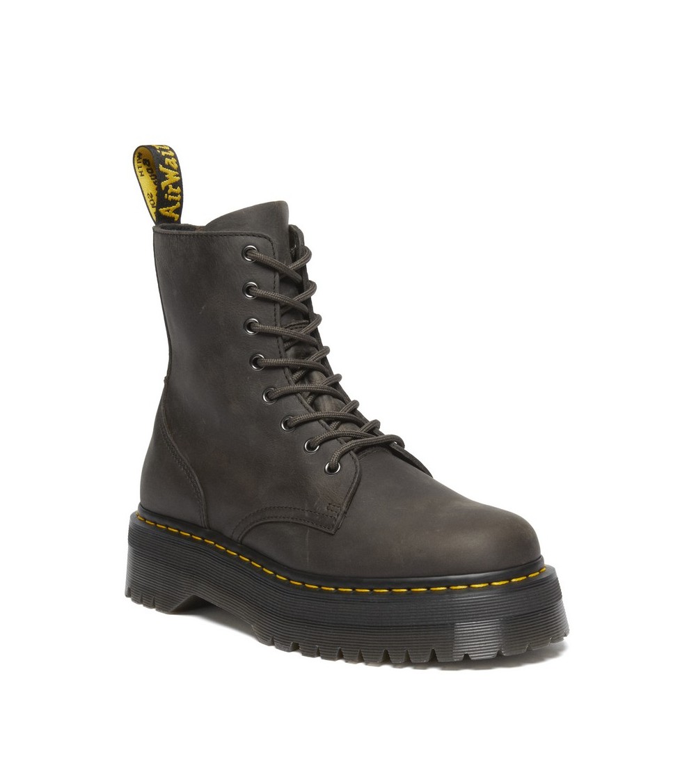 BOTAS DR. MARTENS JADON CHARCOAL GREY BURNISHED WAXY PULL UP